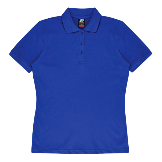 Clayfield Womens Polos Royal